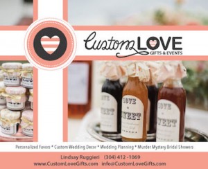 Custom Love Gifts and Events, your hand made wedding favor guru and Knoxville Wedding Planner