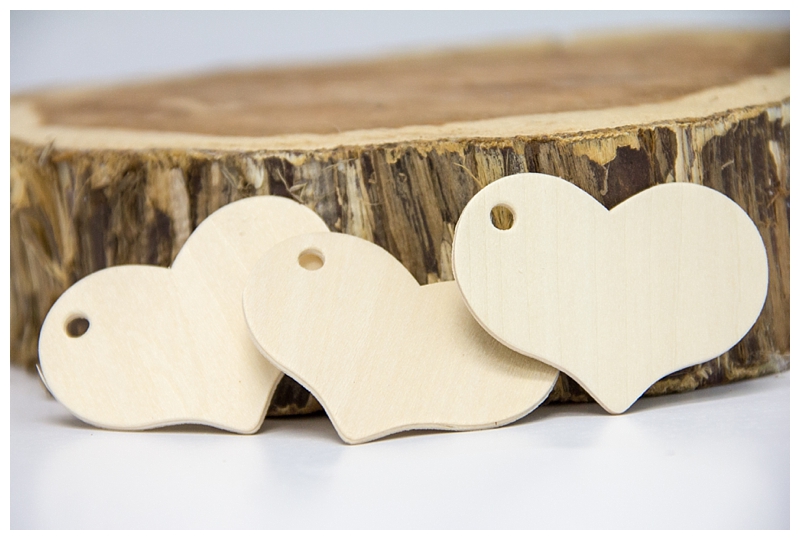 Wooden Tags for Rustic Weddings