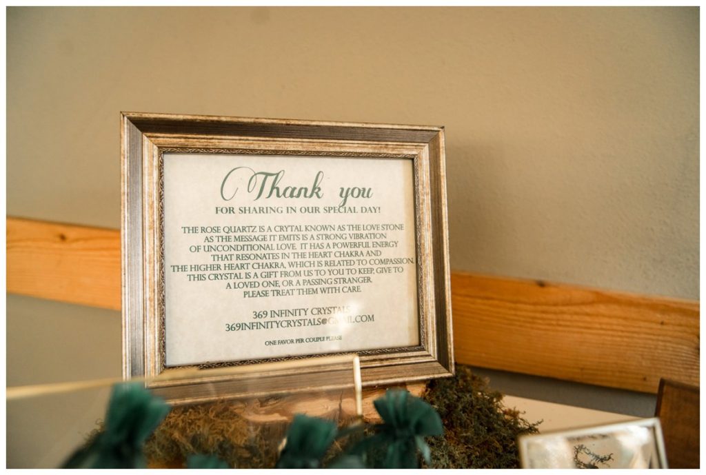 Thank you sign for wedding